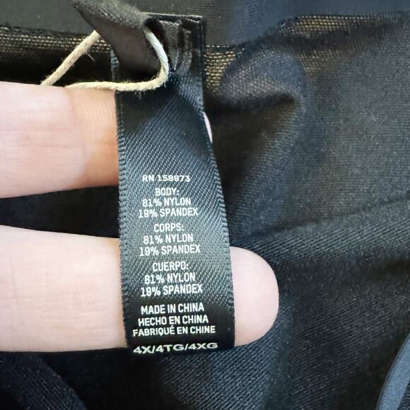 SKIMS Seamless Sculpt Bandeau Bra Onyx Black NWT Size 4X Plus Removable Straps - Picture 6 of 11